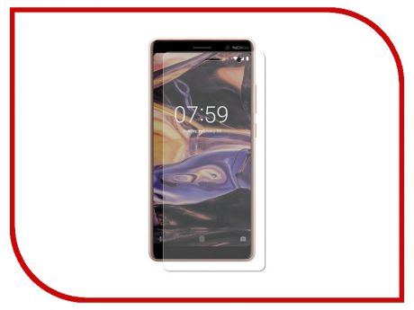 Аксессуар Защитная пленка для Nokia 7 Plus LuxCase Full Screen Transparent 88636