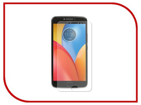 Аксессуар Защитная пленка для Motorola Moto E Gen.4 Plus LuxCase Full Screen Transparent 88906