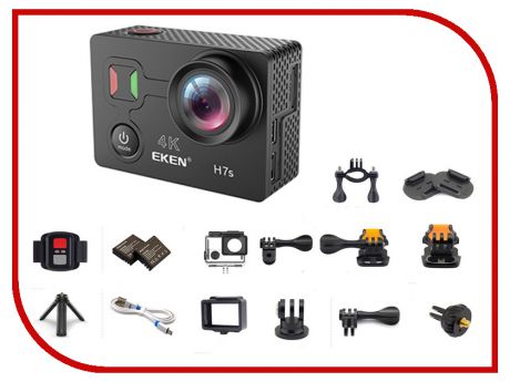 Экшн-камера EKEN H7S Ultra HD Black