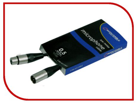 Шнур микрофонный American Dj AC-PRO-XMXF/0.5 XLR/XLR 0.5m