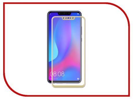 Аксессуар Защитное стекло для Huawei Nova 3 ZibelinoTG Full Screen Gold ZTG-FS-HUA-NOV3-GLD