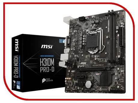 Материнская плата MSI H310M PRO-D