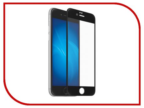 Аксессуар Защитное стекло Solomon 2.5D Full Cover Antispy Plastic Frame Black для APPLE iPhone 7 / 8 2131