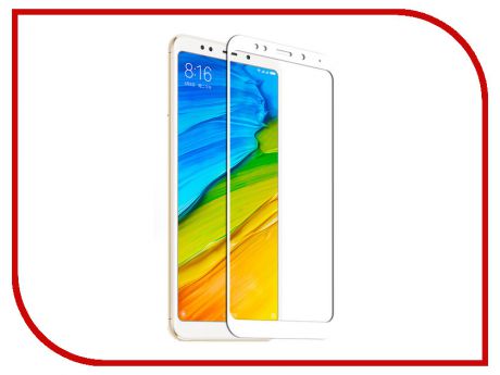 Аксессуар Защитное стекло для Xiaomi Redmi 5 Plus Solomon Full Cover White 2667