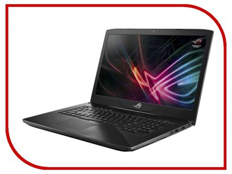 Ноутбук ASUS ROG GL703GE-GC168T Aluminium Black 90NR00D2-M03470 (Intel Core i5-8300H 2.3 GHz/16384Mb/1000Gb+128Gb SSD/nVidia GeForce GTX 1050Ti 4096Mb/Wi-Fi/Bluetooth/Cam/17.3/1920x1080/Windows 10 Home 64-bit)