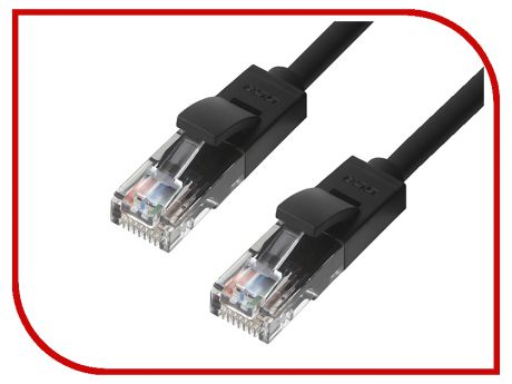 Сетевой кабель Greenconnect UTP 24AWG cat.5e RJ45 T568B 4.0m Black GCR-LNC06-4.0m