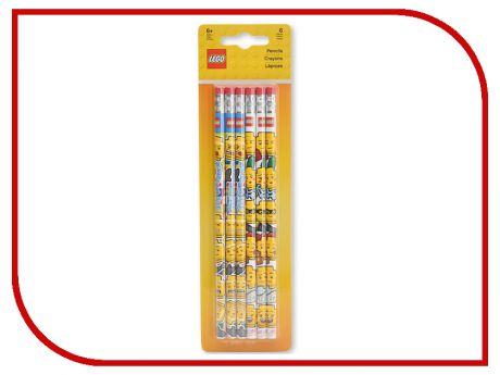 Набор карандашей Lego 6шт 51140