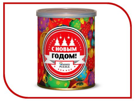 Пазл Canned Puzzle Елка с новогодними шарами 416628