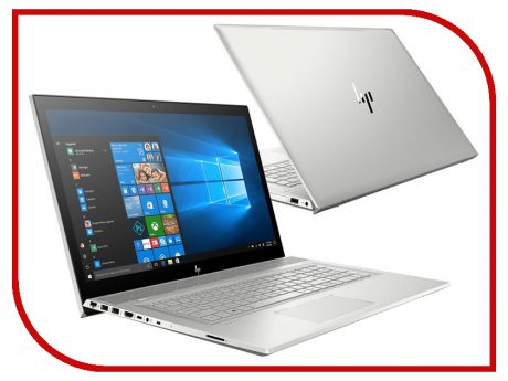 Ноутбук HP Envy 17-bw0003ur 4GR89EA Natural Silver (Intel Core i7-8550U 1.8 GHz/12288Mb/1000Gb + 128Gb SSD/DVD-RW/nVidia GeForce MX150 4096Mb/Wi-Fi/Cam/17.3/1920x1080/Windows 10 64-bit)