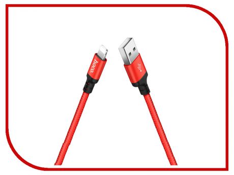 Аксессуар HOCO Times Speed X14i USB - Lightning Red-Black