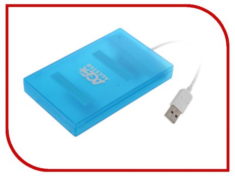 Аксессуар AgeStar SUBCP1 USB 2.0 SATA HDD/SSD Blue