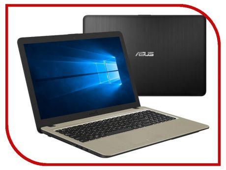 Ноутбук ASUS X540UA-DM597T 90NB0HF1-M08730 Black (Intel Core i3-6006U 2.0 GHz/4096Mb/256Gb SSD/No ODD/Intel HD Graphics/Wi-Fi/Bluetooth/Cam/15.6/1920x1080/Windows 10 64-bit)