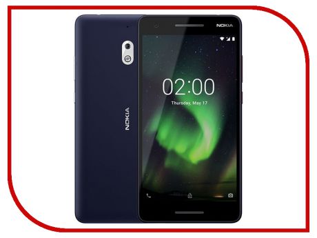 Сотовый телефон Nokia 2.1 Dual Sim Silver-Blue
