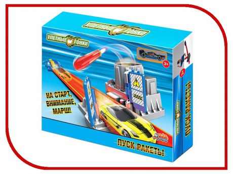 Автотрек База игрушек Улетные гонки Пуск ракеты 4660007763917