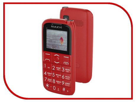 Сотовый телефон Maxvi B7 Red