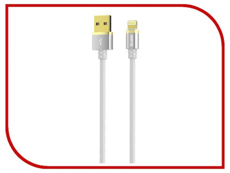 Аксессуар Olmio Deluxe USB 2.0 - Lightning 1m 2.1A White ПР038849