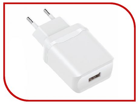 Зарядное устройство Olmio USB 2.4A Smart IC White ПР038735