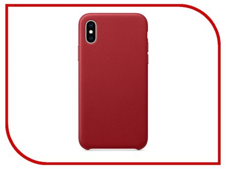 Аксессуар Чехол APPLE iPhone XS Leather Case Product Red MRWK2ZM/A