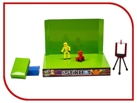 Игрушка Stikbot Анимационная студия со сценой и питомцем TST617A