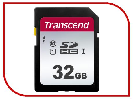 Карта памяти 32Gb - Transcend SDC300S SDHC Class10 UHS-I TS32GSDC300S