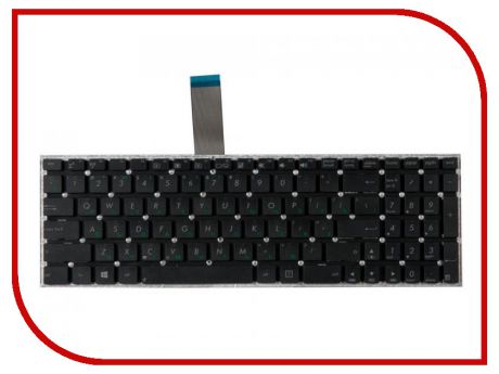 Клавиатура RocknParts Zip для Asus X501/X550/X551/F552/X550Ea/X550Cc/X501A/X501U/X550L/X550La/X550Lb/X551C/X550Ca/X550Vb/X550Vc/F552C/F552Cl Black 372172