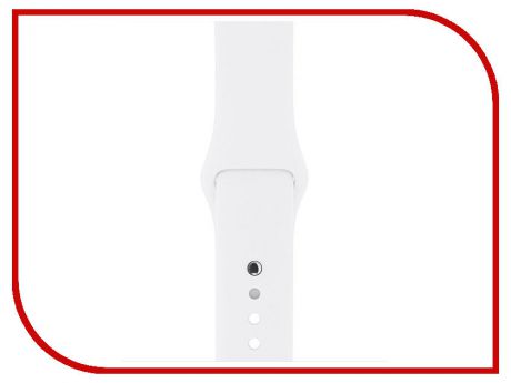 Аксессуар Ремешок Gurdini Sport Silicone для APPLE Watch 42mm White 905016