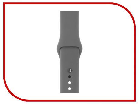 Аксессуар Ремешок Gurdini Sport Silicone для APPLE Watch 42mm Black 905024