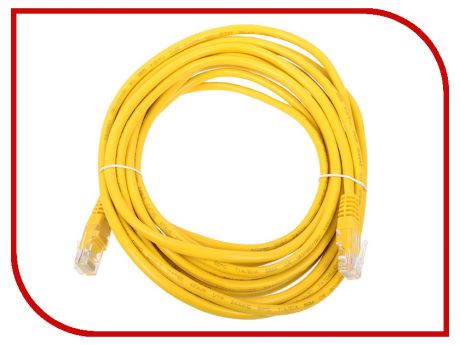 Сетевой кабель AOpen UTP cat.5e ANP511 5m Yellow ANP511_5M_Y