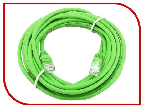 Сетевой кабель AOpen UTP cat.5e ANP511 20m Green ANP511_20M_G