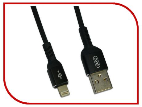 Аксессуар XO USB - Lighting 8pin для iPhone 5 / 6 / 7 / 8 / X NB30 1m Black