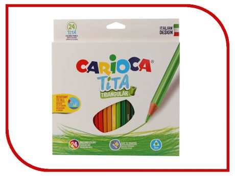 Карандаши цветные Carioca Tita 24 цвета 42787 / 262580