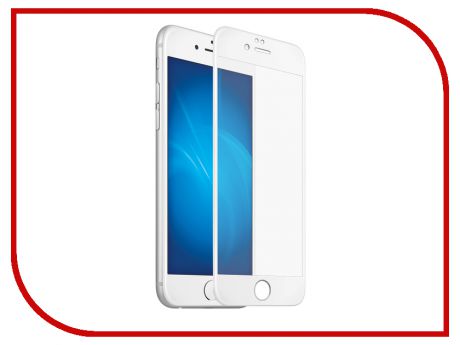 Аксессуар Защитное стекло Pero 2.5D для APPLE iPhone 6/6S Plus White PRMG-I6PW