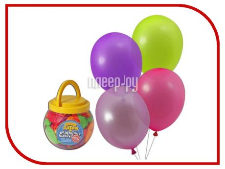 Набор воздушных шаров Веселая затея 10-inch 200шт Неон Ассорти 1110-0000