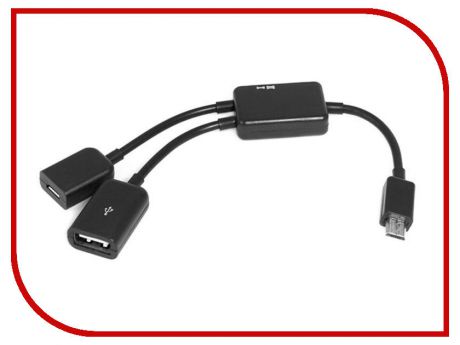 Аксессуар KS-is USB AF+microUSB BF - MicroUSB OTG KS-333