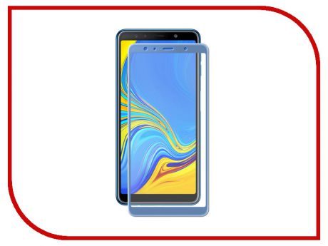 Аксессуар Защитное стекло для Samsung Galaxy A7 2018 Red Line Full Screen Tempered Glass Full Glue Blue УТ000016476