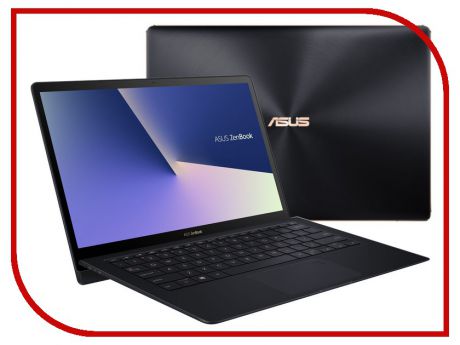 Ноутбук ASUS Zenbook S UX391UA-EG023R 90NB0D91-M04650 Deep Dive Blue (Intel Core i7-8550U 1.8 GHz/8192Mb/512Gb SSD/No ODD/Intel HD Graphics/Wi-Fi/Bluetooth/Cam/13.3/1920x1080/Windows 10 64-bit)