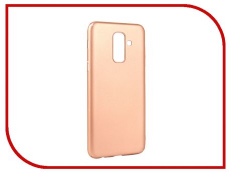 Аксессуар Чехол для Samsung Galaxy A6 Plus 2018 Neypo Soft Touch Gold ST4655