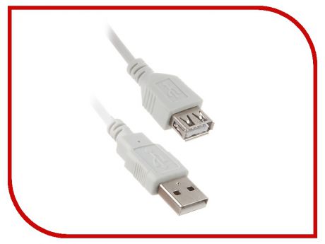 Аксессуар Telecom USB 2.0 AM-AF Grey 1.8m TC6936-1.8MO-GY