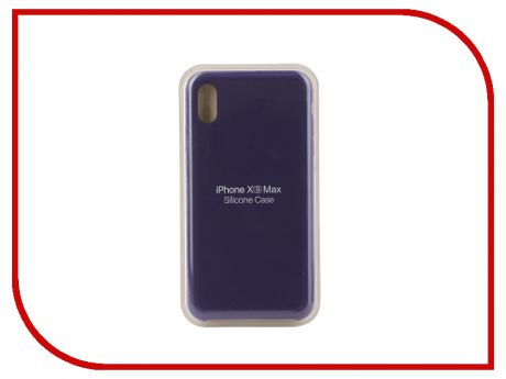 Аксессуар Чехол Innovation Silicone для APPLE iPhone XS Max Purple 12853