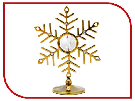 Новогодний сувенир Фигурка Crystocraft Снежинка 93-001-GCL