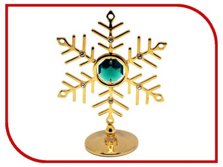 Новогодний сувенир Фигурка Crystocraft Снежинка 93-001-GEM