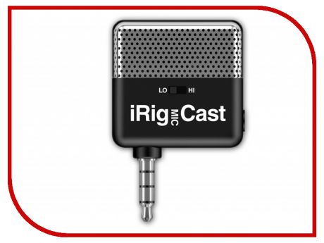 Микрофон IK Multimedia iRig Mic Cast Black IP-IRIG-CAST-IN