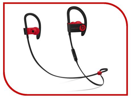 Beats Powerbeats3 Wireless Earphones Decade Collection Defiant Black-Red MRQ92EE/A
