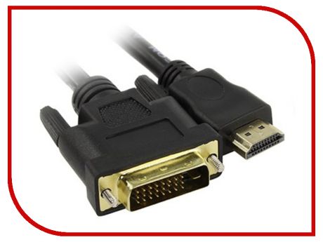 Аксессуар TV-COM HDMI M to DVI-D M 2m LCG135E-2M