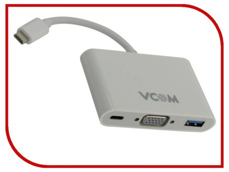 VCOM USB Type-C M to VGA F + USB3.0 F + USB Type-C F CU426M