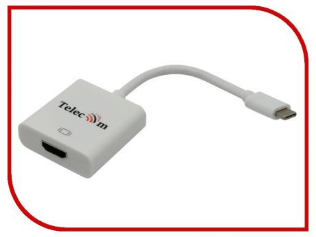 Аксессуар Telecom USB Type-C M to HDMI F 0.15m TCA423B