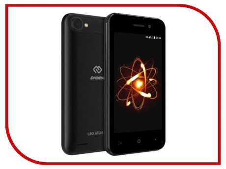 Сотовый телефон Digma LINX ATOM 3G Black