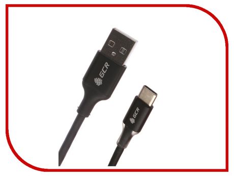 Аксессуар Greenconnect USB Type-C 1.5m for Samsung Black GCR-51036