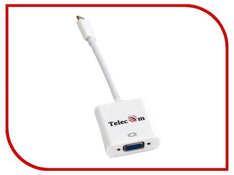 Аксессуар Telecom USB Type-C M to VGA F 0.15m TCA421B