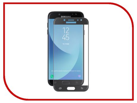 Аксессуар Противоударное стекло для Samsung Galaxy J7 2018 J730 Innovation 2D Full Glue Cover Black 12807